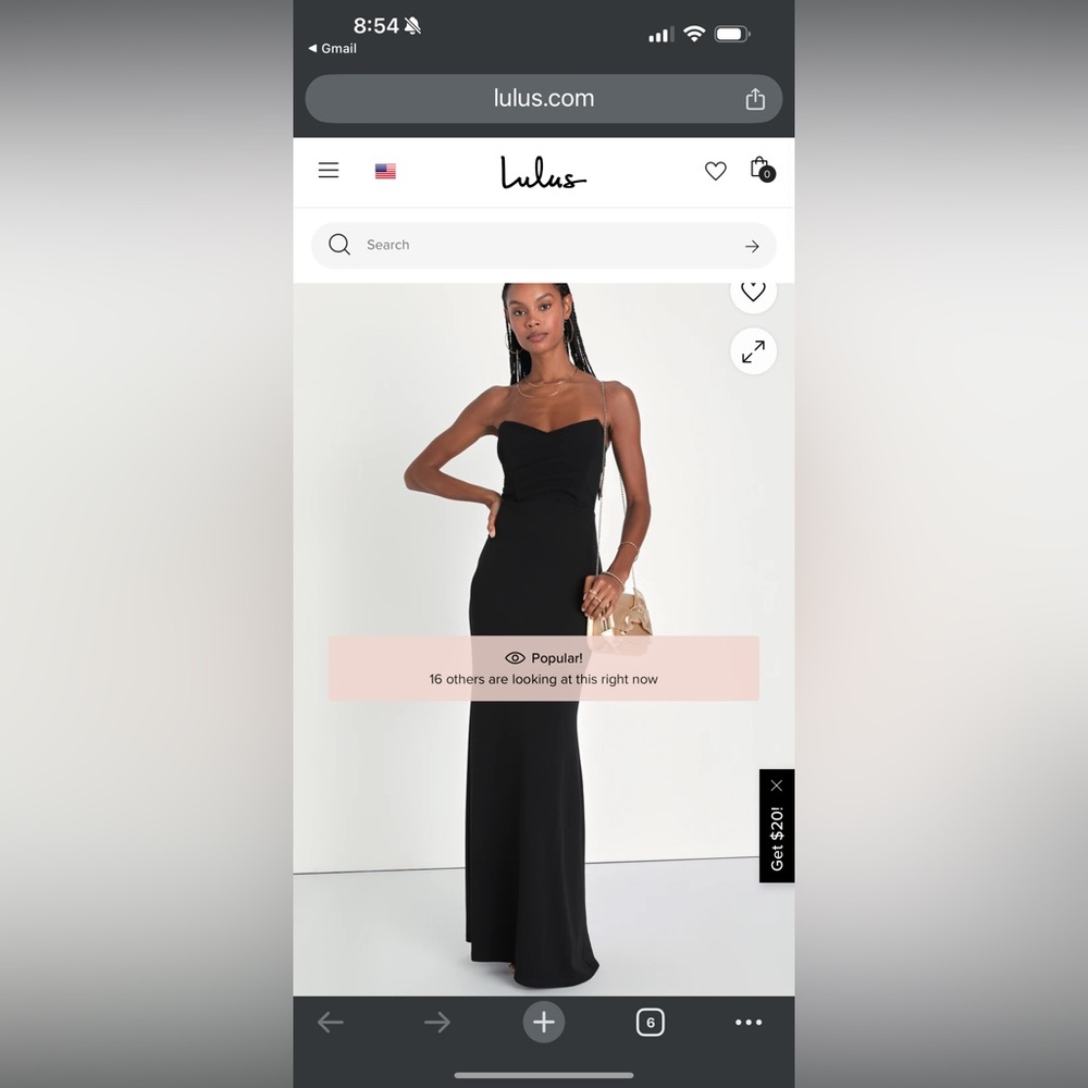 Iconic Arrival Black Strapless Bustier Mermaid Maxi Dress. TAGS ON!